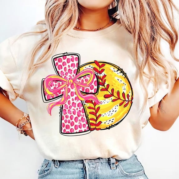 Christian Softball T-Shirt, Jesus Is My Coach Tee, Faith-Based Game Day Shirt, Softball Mama Coquette T-Shirt, Bible Verse Softball Tee