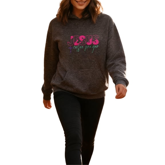 Christian Spiritual Hoodie for Men Women, Faith Pullover Hooded Sweatshirt, Cozy Cotton Poly Blend, Inspirational Casual Outfit