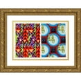 thumbnail image 1 of Christian Stoll 14x11 Gold Ornate Wood Frame and Double Matted Museum Art Print Titled - Art -By -Art Jewelry Forms for the Flat Pl 07 (1920), 1 of 4