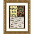 thumbnail image 1 of Christian Stoll 14x18 Gold Ornate Wood Frame and Double Matted Museum Art Print Titled - Articles of Jewelry for the Flat Pl 36 (1920), 1 of 4