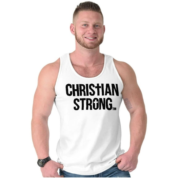 Christian Strong Religious Faith Plus Size Graphic Tank Top Brisco Brands 3X
