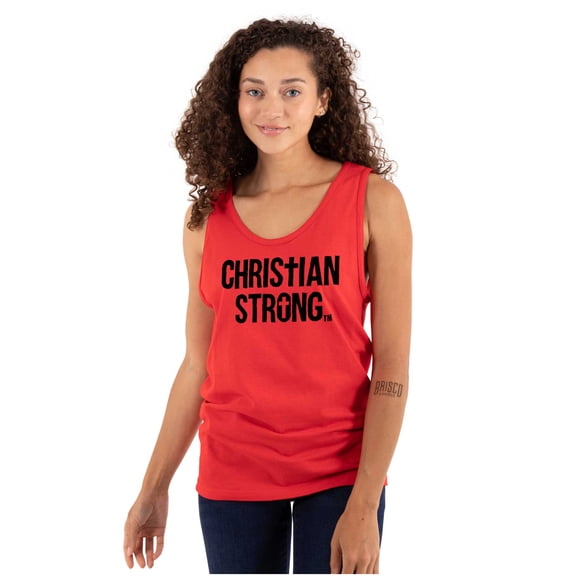 Christian Strong Religious Faith Tank Top T Shirts Men Women Brisco Brands M