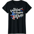 thumbnail image 1 of Christian Summer Shirt, Women 4th of July Shirt, Jesus USA T-Shirt, 1 of 5