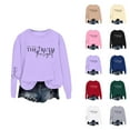 thumbnail image 1 of Christian Sweatshirts for Women 2025 The Way The Truth The Light Jesus Sweatshirt Crewneck Pullover Tops, 1 of 4