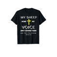 Christian T-Shirt Bible Scripture Verse John 10 27 Jesus - Walmart.com