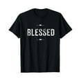 thumbnail image 1 of Christian T Shirt Blessed Faith and Inspirational Christian T-Shirt Bible Scripture, 1 of 5