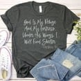 thumbnail image 1 of Christian T Shirt, Blessed Shirt, Religious Shirt, Hymn T-Shirt, Christ Jesus Shirt, Love Tee, Psalms 91 T Shirt, Positive Gift, Baptism Unisex S-5XL Hot Trending Shirt, Vintage Birthday Gift, 1 of 3