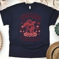 thumbnail image 1 of Christian T-Shirt – Cowgirl Courage Hebrews 4:16 Graphic Tee, Throne of Grace Prayer, Navy, Size XL, 1 of 6