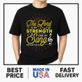 thumbnail image 1 of Christian T-Shirt - The Lord Is My Strength And My Song T-Shirt MUST-HAVE, 1 of 2