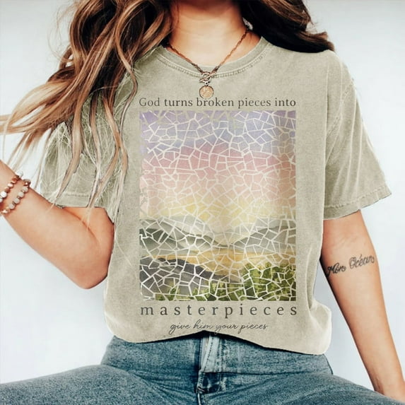 Christian T-Shirt, Watermelon Color, Size XL