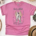 thumbnail image 1 of Christian T-Shirt with God’s Math Five Loaves and Two Fish, Heliconia, Size 3XL, 1 of 6