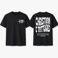 thumbnail image 1 of Christian & Tattooed Graphic T-Shirt, John 7:24 Faith Quote Heavy Cotton Tee, 1 of 9