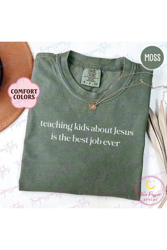 Christian Teacher Teaching Youth About Jesus T0887 T-Shirt All Size S-3XL