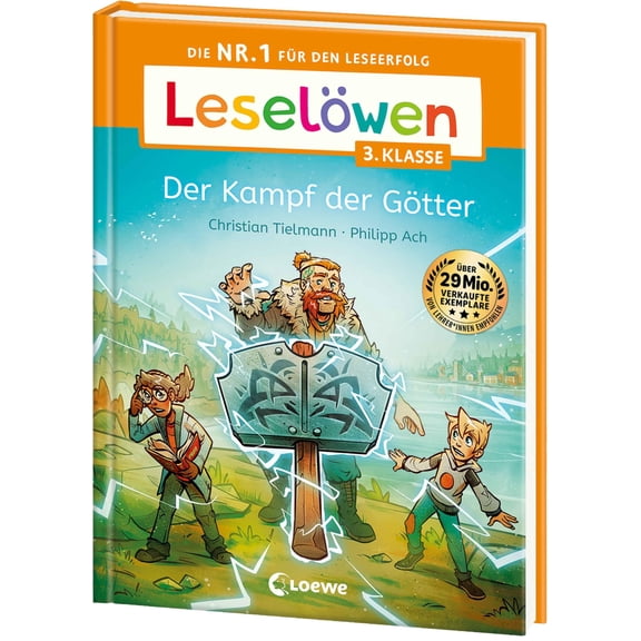 Christian Tielm Leselwen 3. Klasse - Der Kampf der Gtter: Die Nr. 1 fr den Lesee (Hardcover)