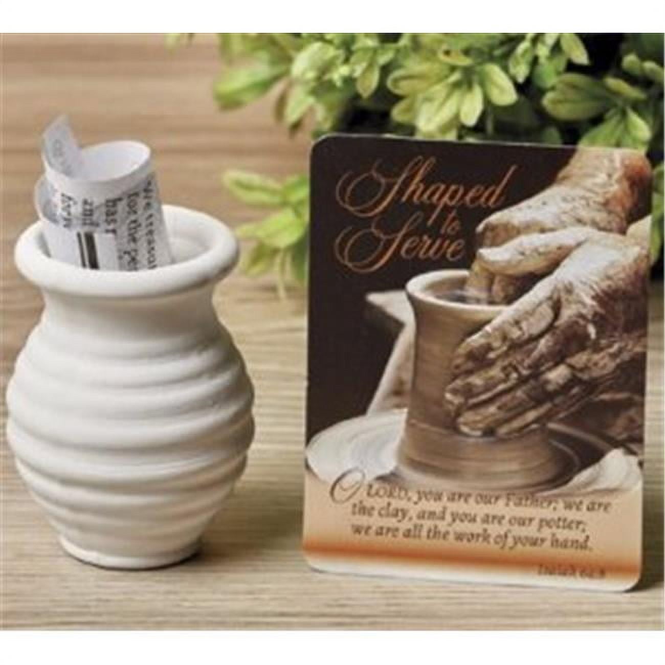 Christian Tools Of Affirmation 143602 Mini Clay Pot Set Shaped to