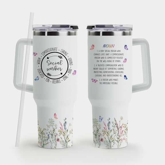 Christian Tumbler - Gifts for Christian Women - Bible Emergency Tumber - Motivational Coffee Tumbler - Gift Ideas for Christian Women, Friend, Coworkers - I Am A Child of God 40oz Tumbler with Handle