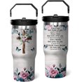 thumbnail image 1 of Christian Tumbler Inspiration, Bible Verse Religious Coffee Cup, Religious Gifts For Mom Sister Grandma, I Am A Child of God 30 Oz Stainless Steel Tumbler With Handle & Straw, Christian Gift for Women, 1 of 6
