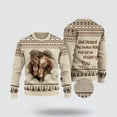 thumbnail image 1 of Christian Christmas Sweater, Love Horse God Blessed Christmas Sweater, Religious Christmas Sweaters, 1 of 2