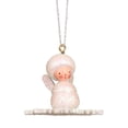 thumbnail image 1 of Alexander Taron 2" Christian Ulbricht Angel on Snowflake Christmas Ornament with Sparkles, 1 of 1
