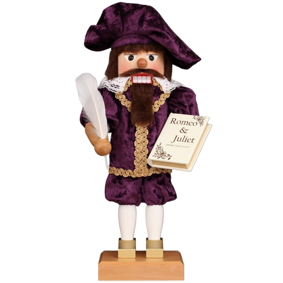 Alexander Taron 17.25" Christian Ulbricht William Shakespeare Christmas Nutcracker