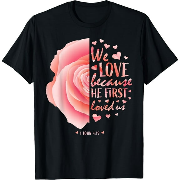 Christian Valentine Shirt Gifts Kids Women's Valentines Day T-Shirt