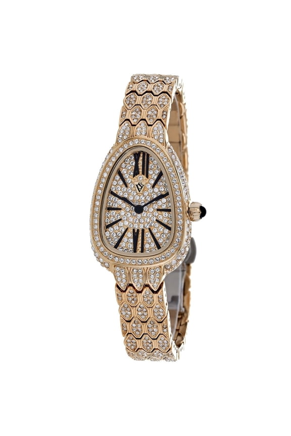 Bella Rose Gold Dial Watch CV4602 Stainless Steel Quartz