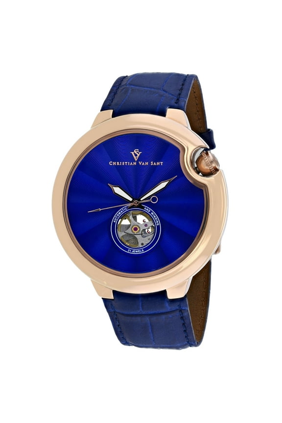 Men's Cyclone Automatic Blue Dial Watch - CV0143