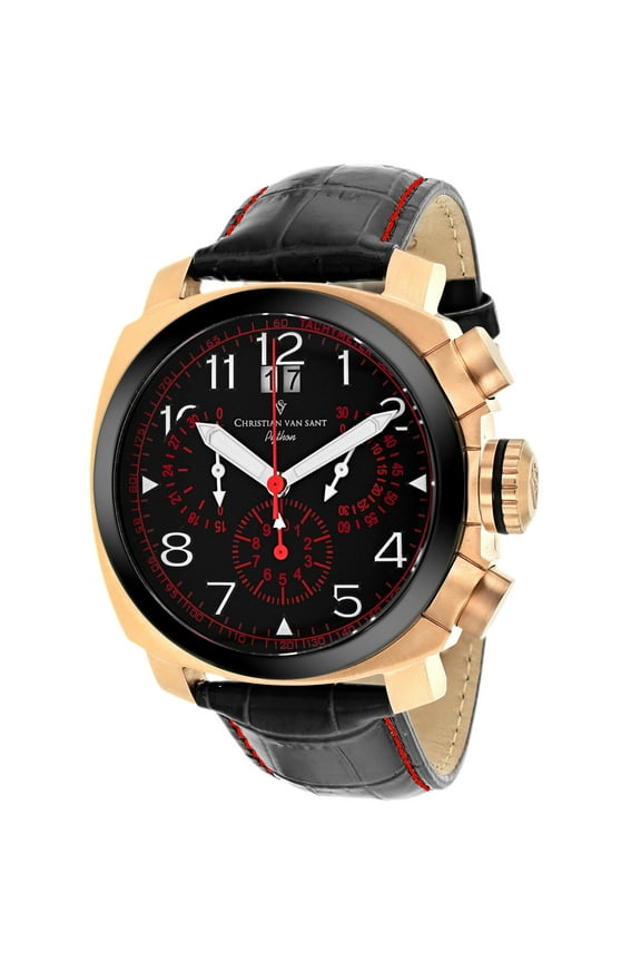 Men's Grand Python Black Dial Watch - CV3AU8