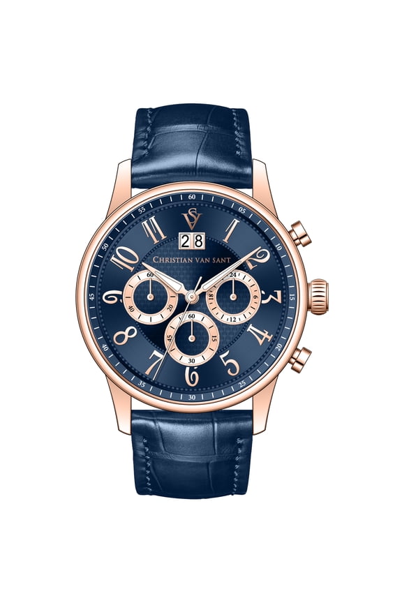 Men's Heritage Blue Dial Watch - CV3945