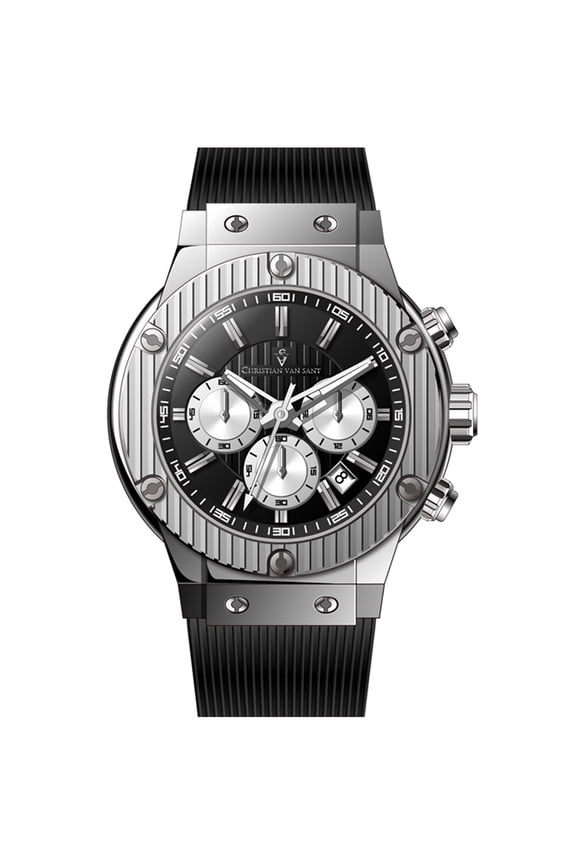 Men's Monarchy Black Dial Watch - CV8141