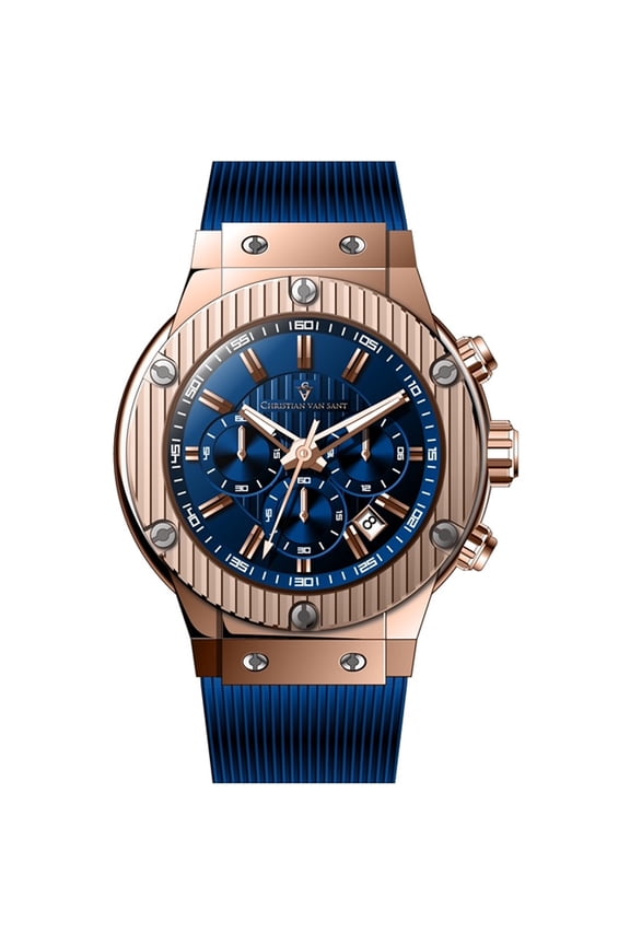Men's Monarchy Blue Dial Watch - CV8148