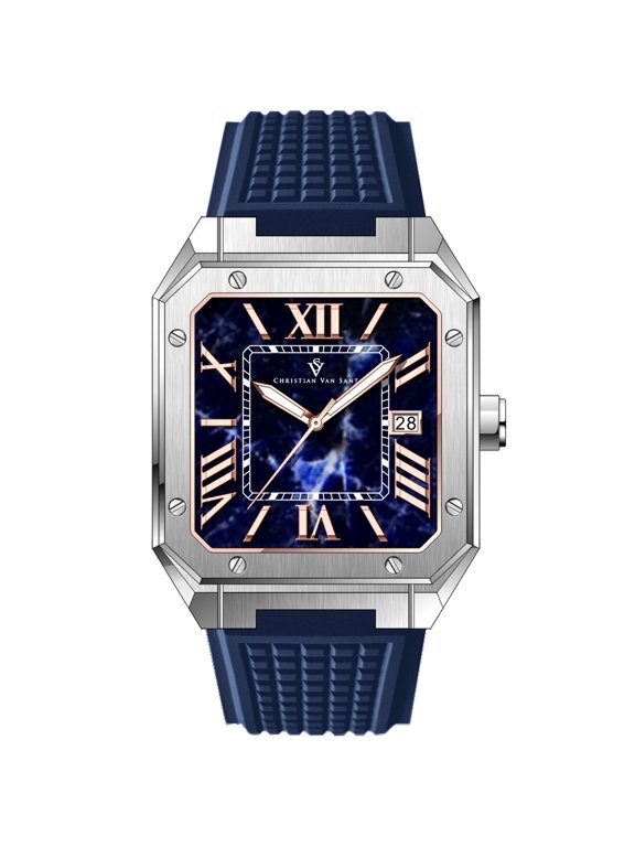 Men's Mosaic Blue Dial Watch - CV6185
