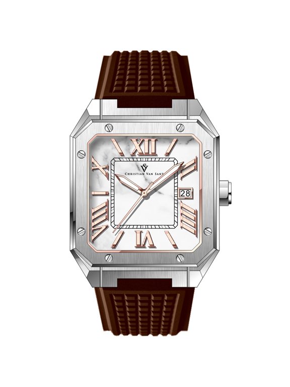 Men's Mosaic White Dial Watch - CV6184