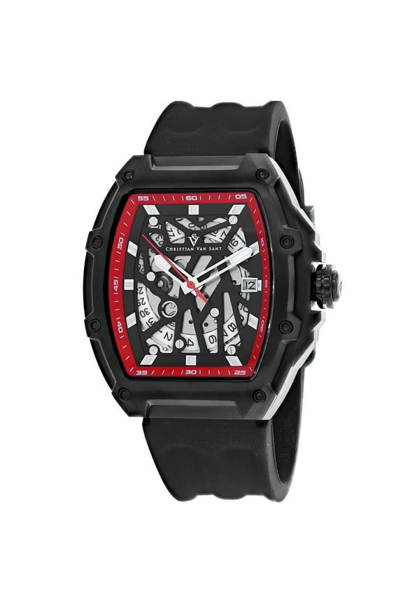 Men's Odyssey Black Dial Watch - CV6197B