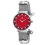 Christian Van Sant Womens Cavo Red Dial Watch - CV1294