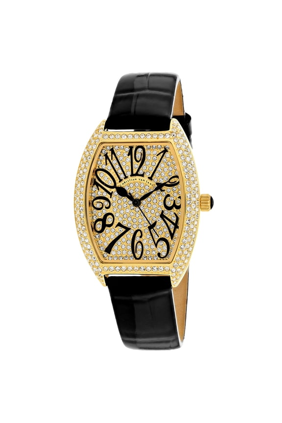 Women's Elegant Gold tone Dial Watch - CV4820