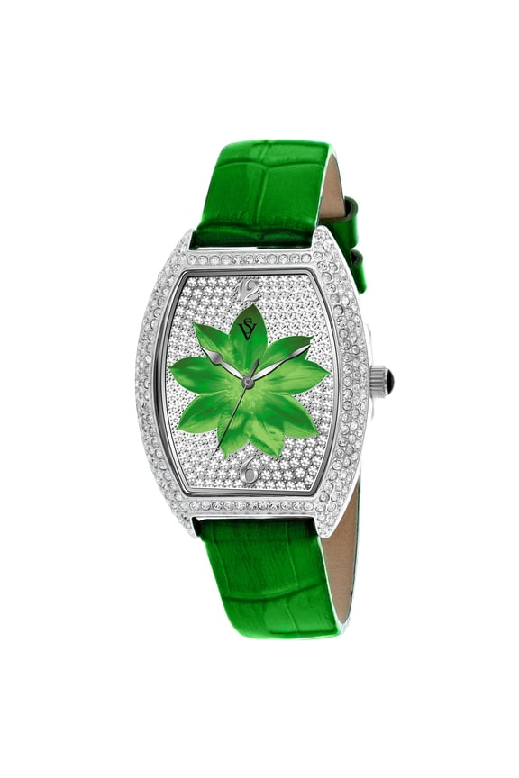 Women's Lotus Green Dial Watch - CV4853