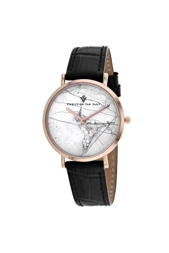 Women's Lotus White Dial Watch - CV0422Bk