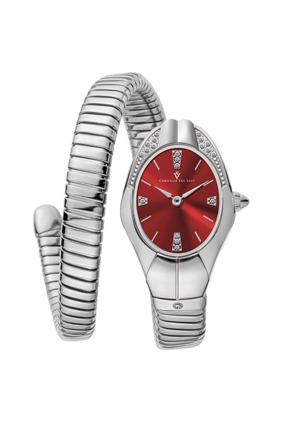 CV0883 Women's Naga Red Dial Band Quartz Watch