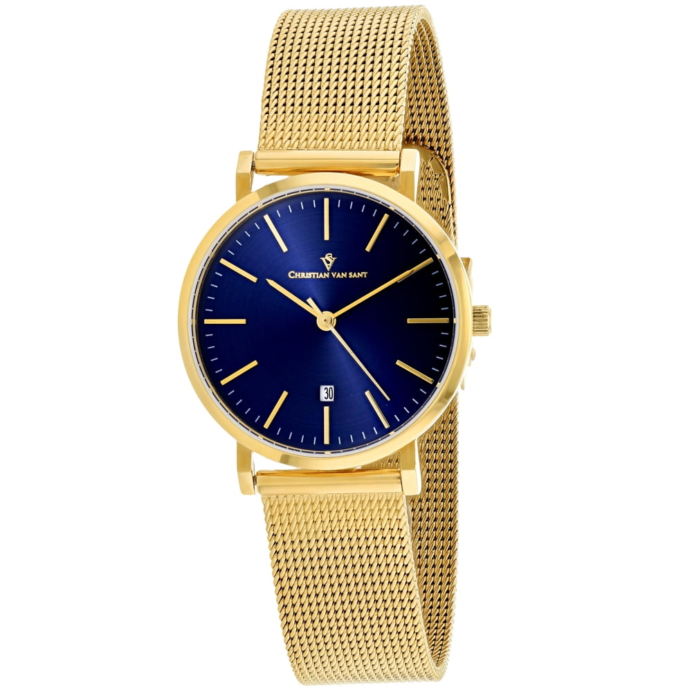 Christian Van Sant Women's Paradigm Blue Dial Watch - CV4224
