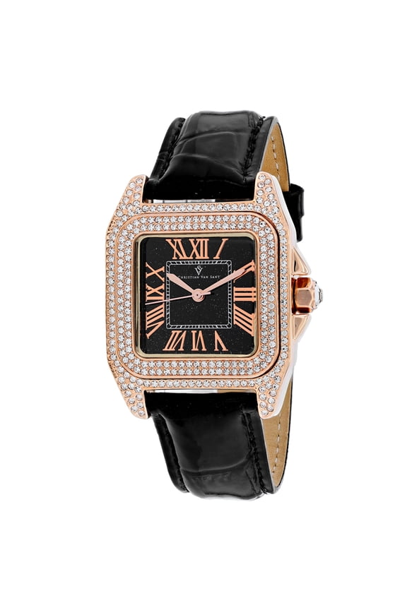 Women's Radieuse Black Dial Watch - CV4425