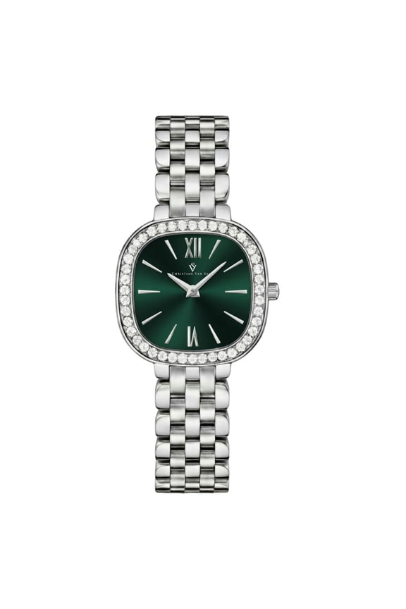 Women's Rivoli Green Dial Watch - CV1261