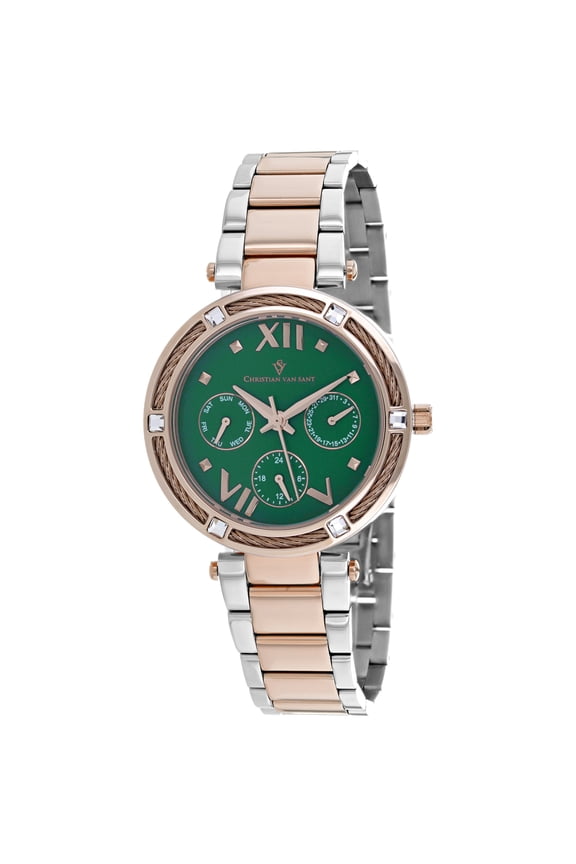 Women's Sienna Green Dial Watch - CV1825