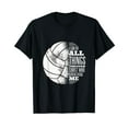 thumbnail image 1 of Christian Volleyball I Can Do All Things Through Christ T-Shirt, 1 of 5
