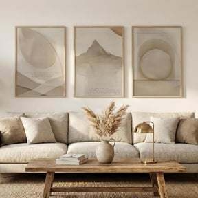 Christian Wall Art Bible Verse Prints Neutral Minimalist Scripture Decor Modern Beige Abstract Faith Artwork Set 3