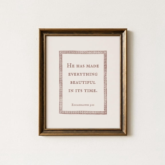 Christian Wall Art - Ecclesiastes 311 Bible Verse Print Rustic Scripture Decor Inspirational Trendy Apartment Decor Download 56