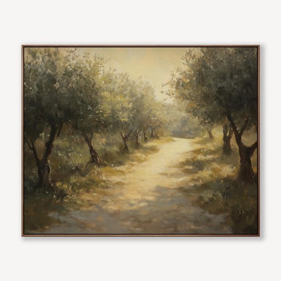 Christian Wall Art Garden Path Of Light Print Boho Wall Art, Stretched Canvas 16x20in