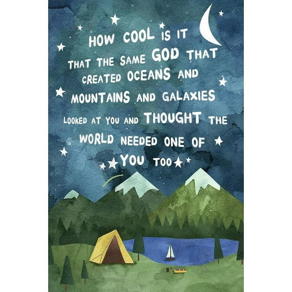 Christian Wall Art Same God Creation Inspirational Quotes Mountain Canvas Wall Art Poster For Room Decoration Aesthetics Bedroom Nursery Wall Decor poster