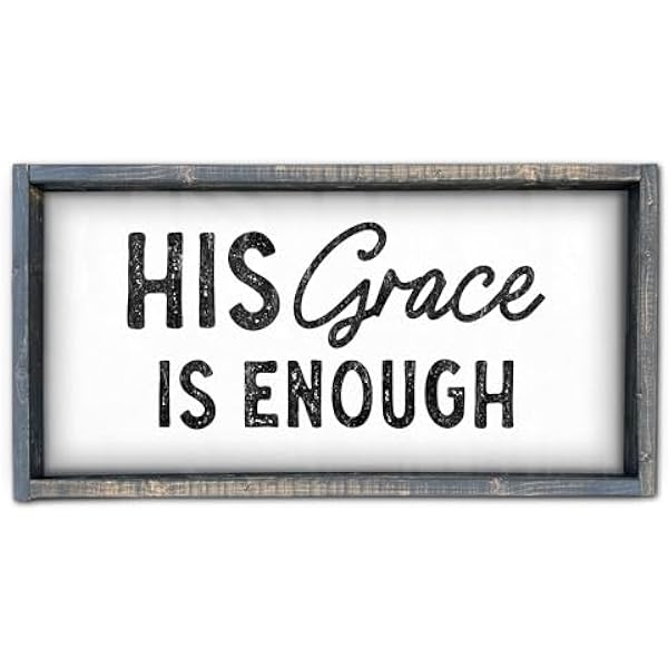Christian Wall Art His Grace Is Enough Wall Décor Beautiful Bible