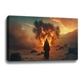 thumbnail image 1 of Christian Wall Art Jesus God Canvas Art Burning Bush Painting For Livingroom Decor Office Bedroom Decoration, 1 of 7